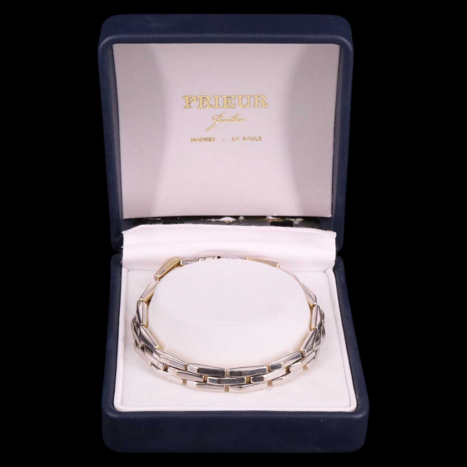 Lot 1297 - An Italian Chimento two-colour 18 ct gold...