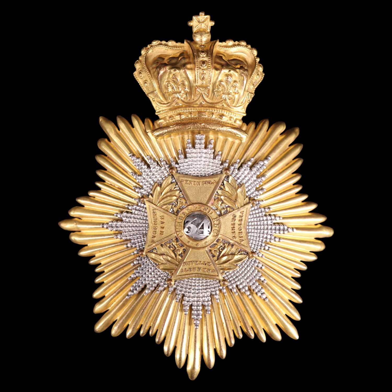 Lot 195 - A 34th (Cumberland) Regiment of Foot officer's...