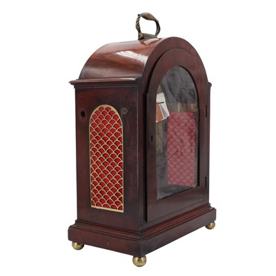Lot 1528 - An early 19th Century brass-inlaid mahogany...