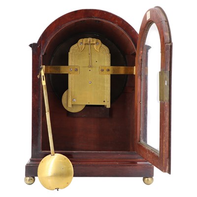 Lot 1528 - An early 19th Century brass-inlaid mahogany...