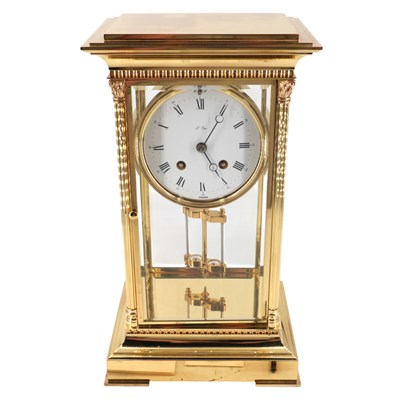 Lot 1477 - A contemporary L'Epee four-glass clock, the...