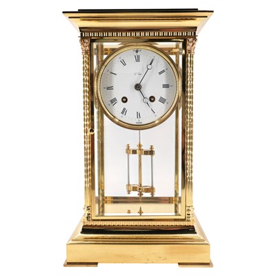 Lot 1477 - A contemporary L'Epee four-glass clock, the...