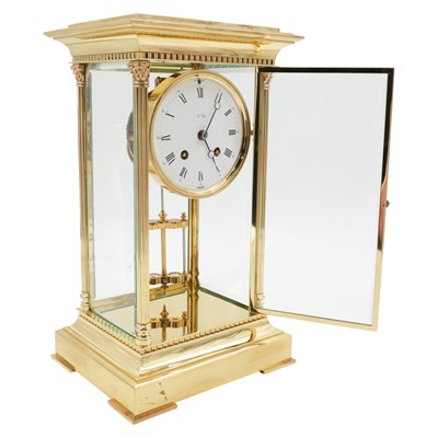 Lot 1477 - A contemporary L'Epee four-glass clock, the...