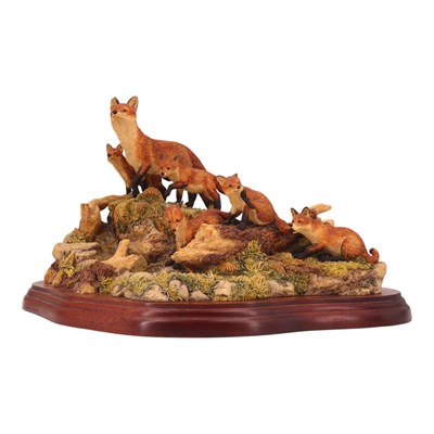 Lot 1047 - A Border Fine Arts "Family Outing", model...