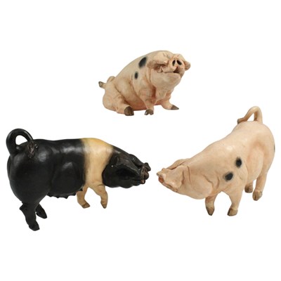 Lot 1050 - Three Border Fine Arts Gloucester "Farmyard...