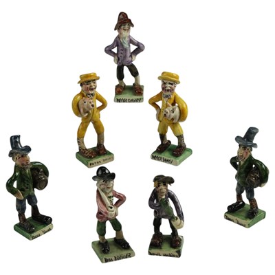Lot 1022 - Seven Will Young "Widecombe Fayre" studio...