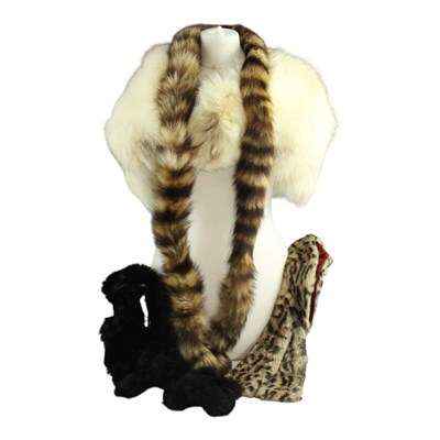 Lot 878 - Vintage fur stoles