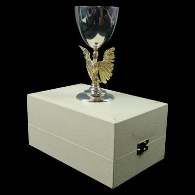 Lot 1157 - A "St Paul's Cathedral" silver goblet, made by...