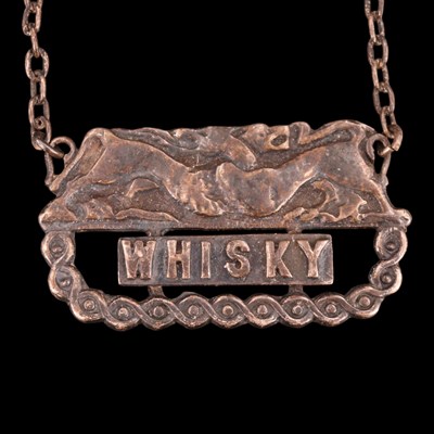 Lot 1129 - A 1970s Celtic Art Industries silver whisky...