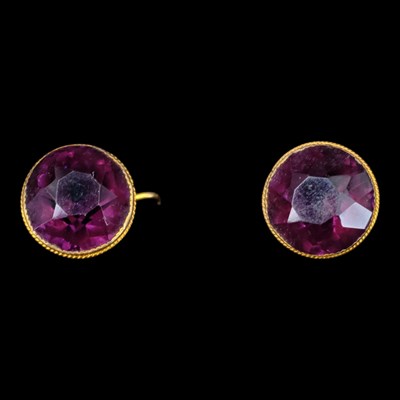 Lot 1350 - A pair of late 19th / early 20th Century 9 ct...