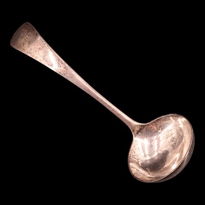 Lot 1143 - A George V silver ladle, 78 g