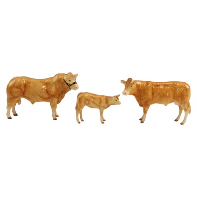 Lot 1069 - A Border Fine Arts "Blonde D'Aquitaine" bull,...