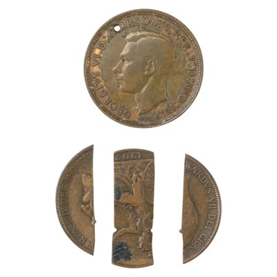 Lot 817 - A conjurer's or cheat's double-headed George...