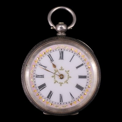 Lot 1600 - A late 19th / early 20th Century lady's Swiss...