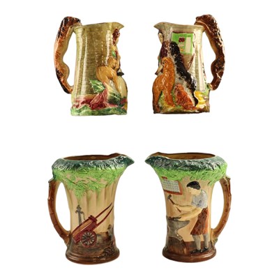 Lot 985 - A pair of Burleigh Ware "Old Feeding Time"...