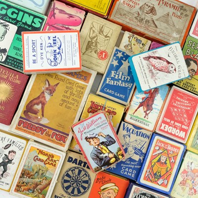 Lot 821 - A quantity of vintage card games, including...