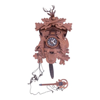Lot 1612 - A German Black Forest style cuckoo clock