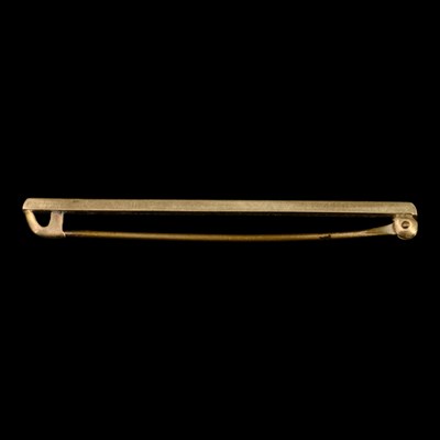 Lot 1396 - An early 20th Century 9 ct yellow metal pin...