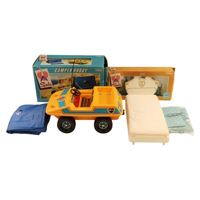 Lot 830 - Boxed 1970s Pedigree Sindy doll Camper Buggie...