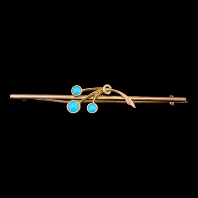 Lot 1439 - A late 19th / early 20th Century turquoise and...
