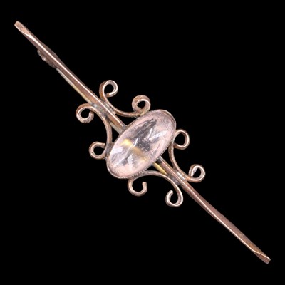Lot 1469 - An early 20th Century rock crystal and 9 ct...