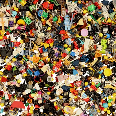 Lot 766 - A large quantity of LEGO minifigures and...