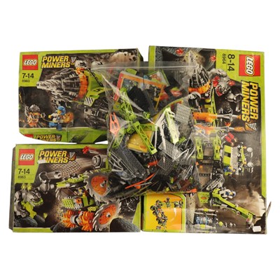 Lot 771 - A group of LEGO Power Miners sets (the...