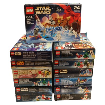 Lot 778 - A group of LEGO Advent Calendars, including...