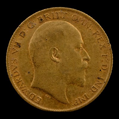 Lot 1249 - A 1907 gold half sovereign coin