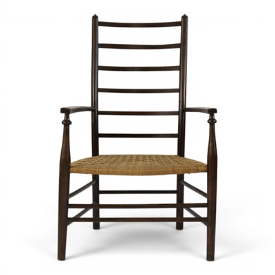 Lot 1679 - A Liberty and Co Arts and Crafts beech framed...