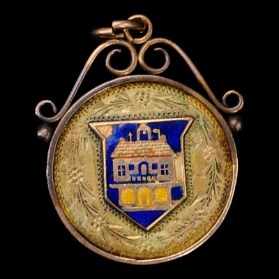 Lot 1414 - A 1920s Wigan Wednesday football...