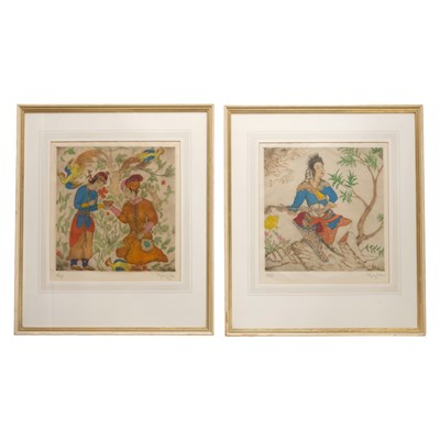 Lot 1628 - Elyse Ashe Lord (1900-1971), two figural...