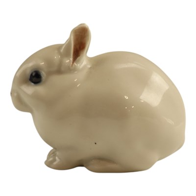 Lot 1033 - A Royal Copenhagen rabbit, model 4705, 7 cm high
