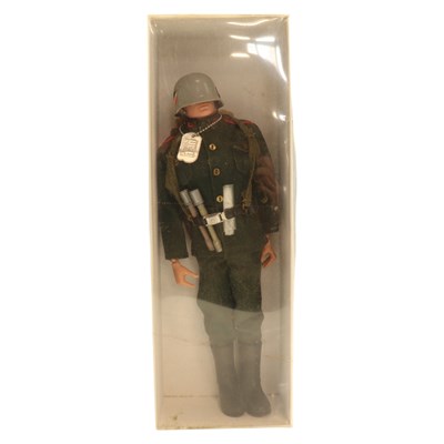Lot 841 - A 1970s flock hair Palitoy Action man German...