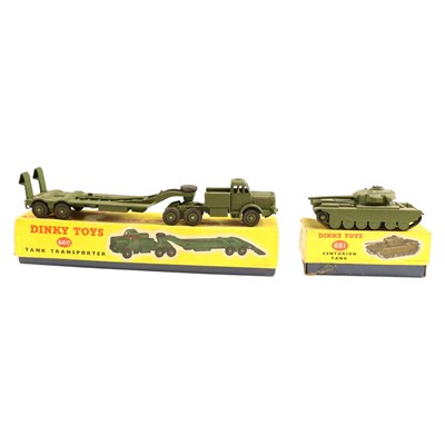 Lot 799 - Boxed Dinky Toys diecast 660 Tank Transporter...