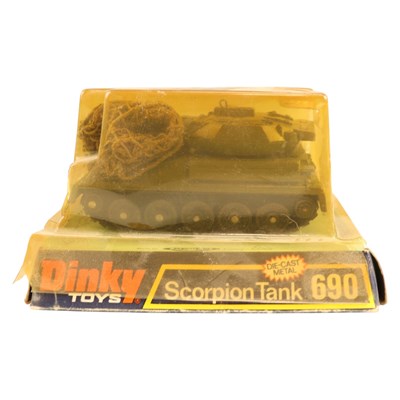 Lot 802 - A boxed Dinky Diecast Toys 690 Scorpion Tank