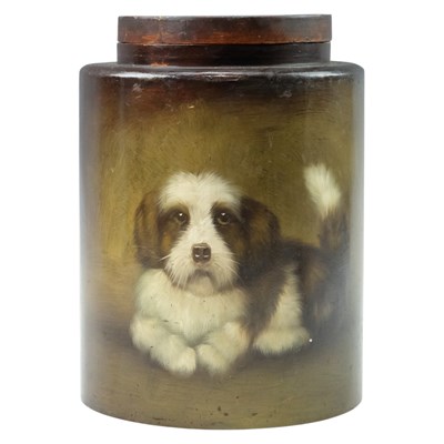Lot 896 - A vintage kitsch hand-painted and lacquered...