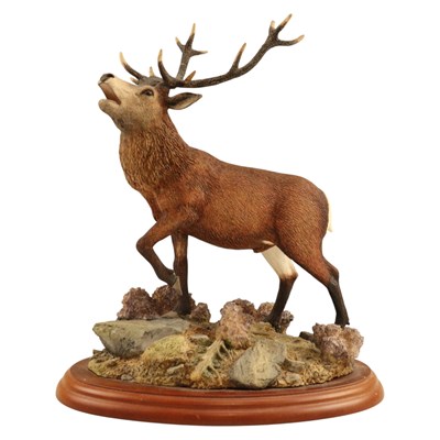 Lot 1080 - A Border Fine Arts "Red Stag" model A1485, 14 cm