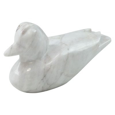 Lot 957 - A Chinese polished soapstone carving of a...