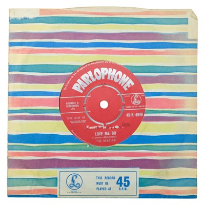 Lot 754 - [Vinyl records] The Beatles "Love Me Do", 1st...