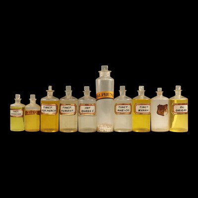Lot 1108 - Seven early 20th Century pharmacist's drug...