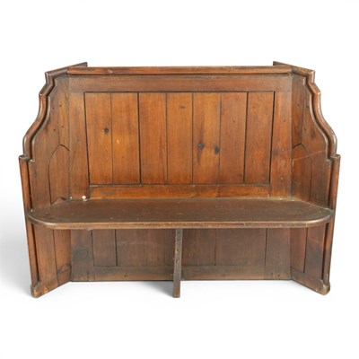 Lot 1690 - A Victorian Gothic-influenced pitch-pine...