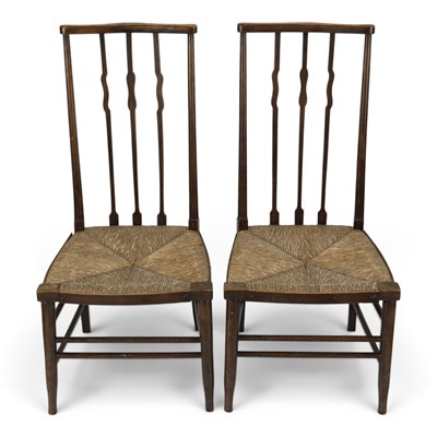Lot 1725 - A pair of Arts and Crafts Liberty style...