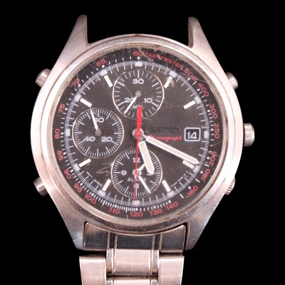 Lot 1564A - A 1980s / 1990s Seiko four-pusher,...