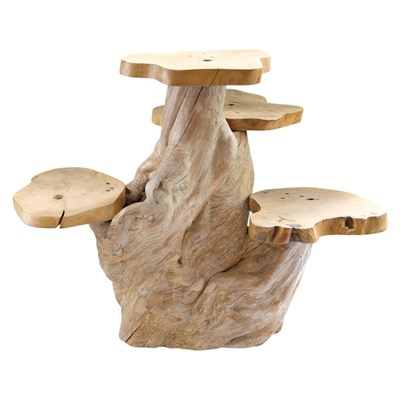 Lot 892 - A contemporary organic display table, being a...