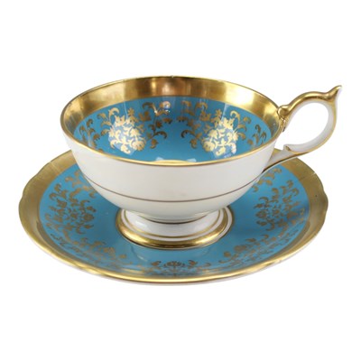 Lot 1006 - An Aynsley "Orchard Fruit" teacup and...