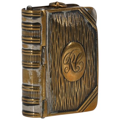 Lot 509 - A Victorian book-form electroplate combination...