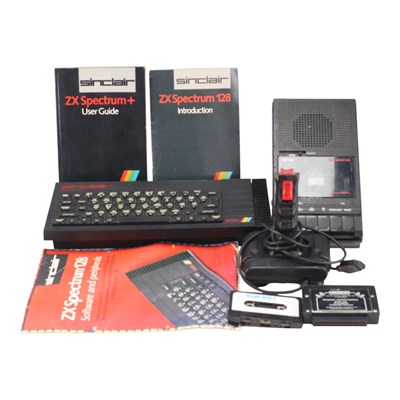 Lot 751 - A 1980s Sinclair 128K ZX Spectrum+ and...