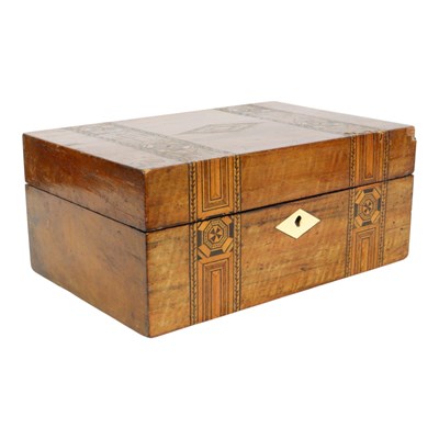 Lot 910 - A Victorian Tunbridge-banded and...