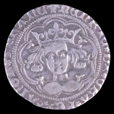 Lot 364 - A Henry VI Rosette-Mascle hammered silver...